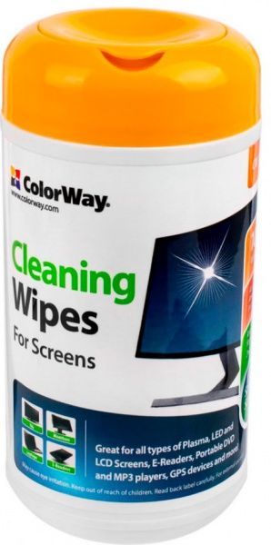 Салфетки чистящие ColorWay для LCD и TFT 100 шт (CW-1071/CW-1071) 
