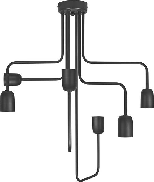 Люстра потолочная Ledvance Vintage Edition 1906 Pipe Angled 6x60 Вт E27 черный 