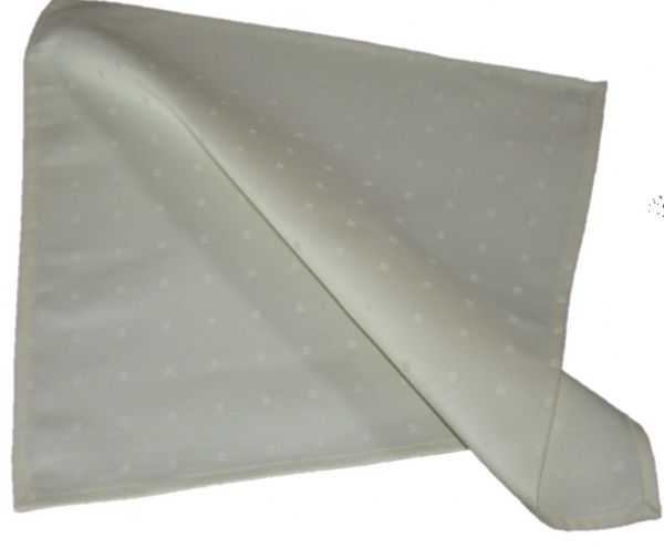 Салфетка Кубики 524-19/00 40x40 см молочный Эдельвика 