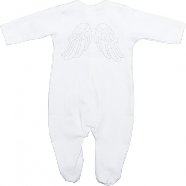 Комбинезон детский для мальчика Bambinelli с крылышками р.62 белый 