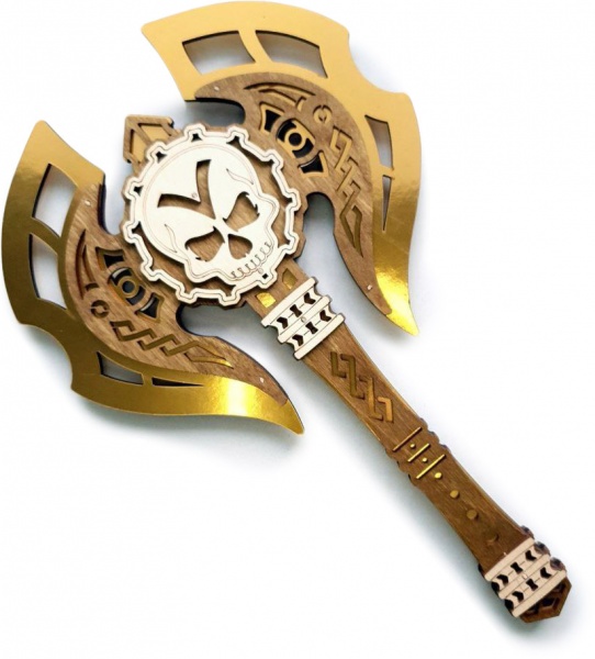 Оружие игрушечное Сувенир Декор Топор Череп (SCULL)