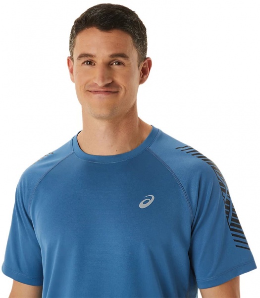 Футболка Asics ICON SS TOP 2011B055-408 р.L блакитний