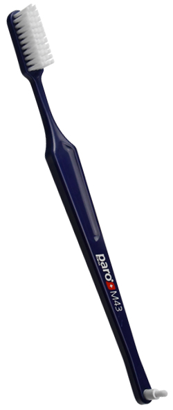 Дитяча зубна щітка Paro M43 синя середньої жорсткості 1 шт.