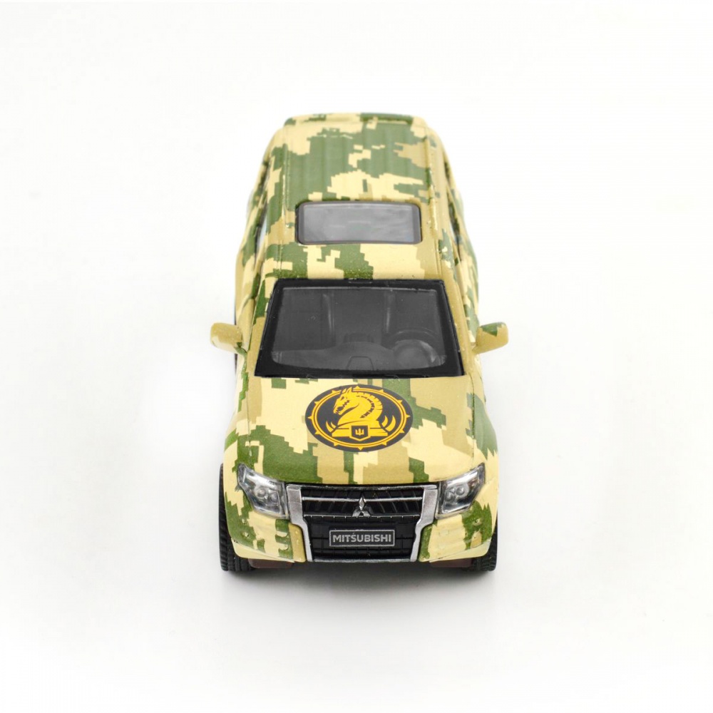 Автомодель TechnoDrive 1:32 серии Шевроны Героев Mitsubishi Pajero 4WD Tubro 47 ОМБр 250361M