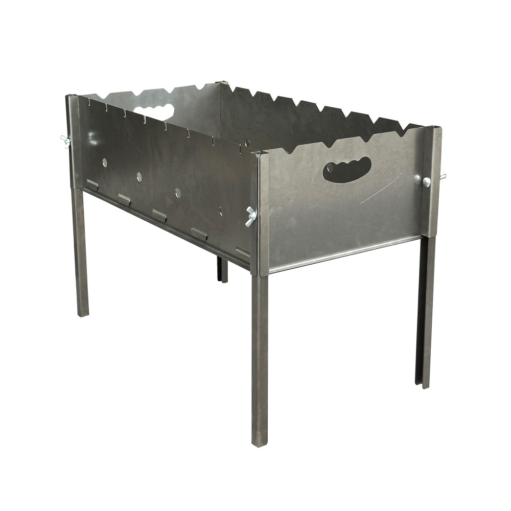 Мангал раскладной Metalzavod Турист на 8 шампуров 0.8 мм (MT8F-08)