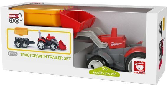 Игрушка Multigo Трактор с прицепом 27055