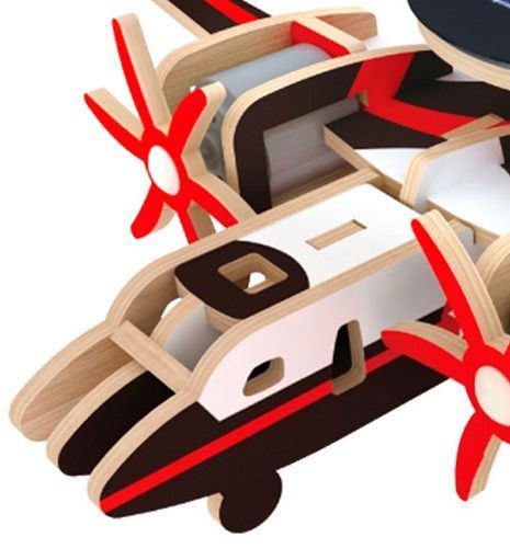 Конструктор Robotime самолет раннего предупреждения на солнечых батарейках P340S