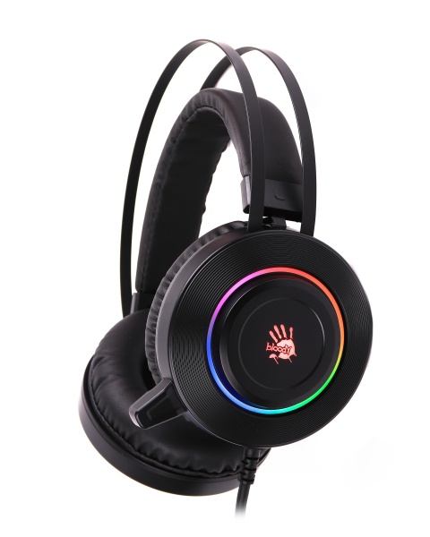 Навушники A4Tech (G521 Bloody (Black)) Hi Fi, 7.1 підсвічування 7 кольорів, USB 