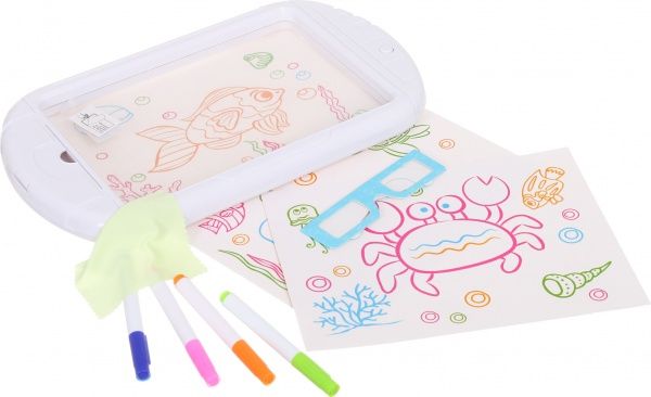 Дошка для малювання з підсвіткою Shantou 3D Море в корпусі (YM162)