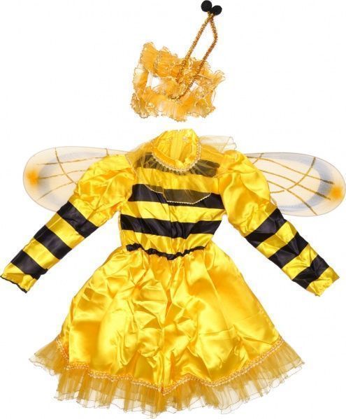 Костюм дитячий карнавальний КАРНАВАЛІЯ Бджілка 5-7 років р.122 жовтий 