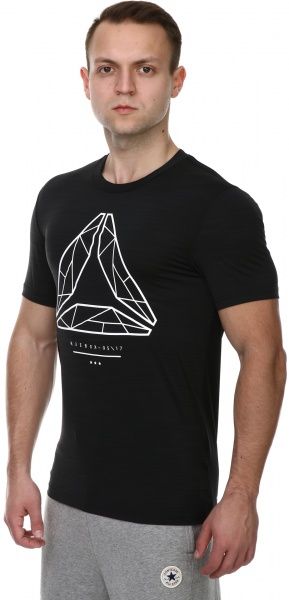 Футболка Reebok WOR ACTIVCHLL GR TECH TOP BQ9166 XL чорний