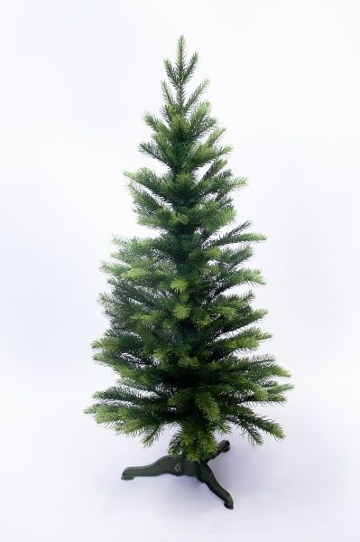 Елка искусственная 120см литая хвоя зеленый 