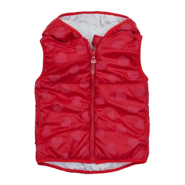 Жилет детский Соня р.110 красный Ш107 