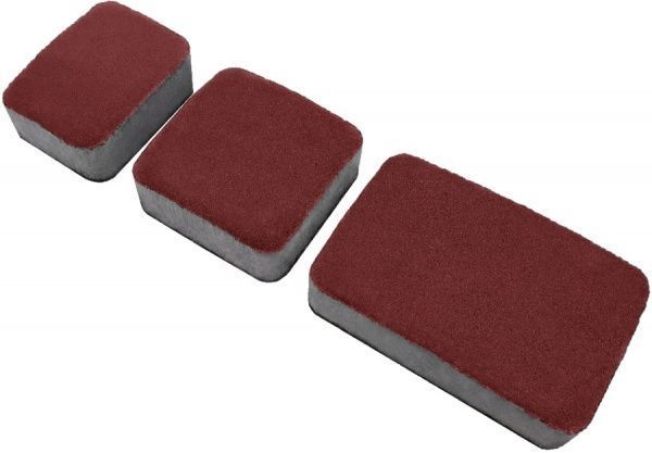 Тротуарная плитка Brukland Старый город красная Н= 45 мм