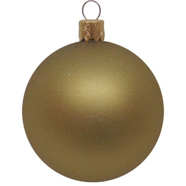 Шар новогодний d80 АХ12 10336 ореховый
