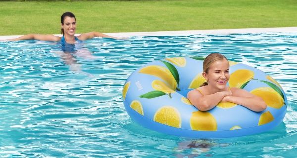Круг надувной Bestway ø119 с запахом лимону (36229)