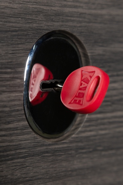 Дверь входная Revolut Doors В-83 модель 184 венге серый горизонт / белый 2050x950 мм правая