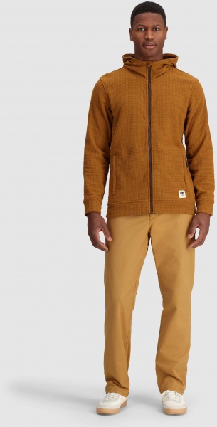 Джемпер Outdoor Research MEN'S MEGA TRAIL MIX FLEECE FULL ZIP HOODIE 300506-2442 р.L коричневий