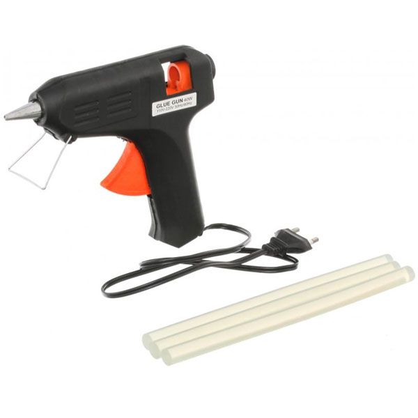 Термопистолет + стержни клеевые ГАП 200х11.2 мм 50 шт.
