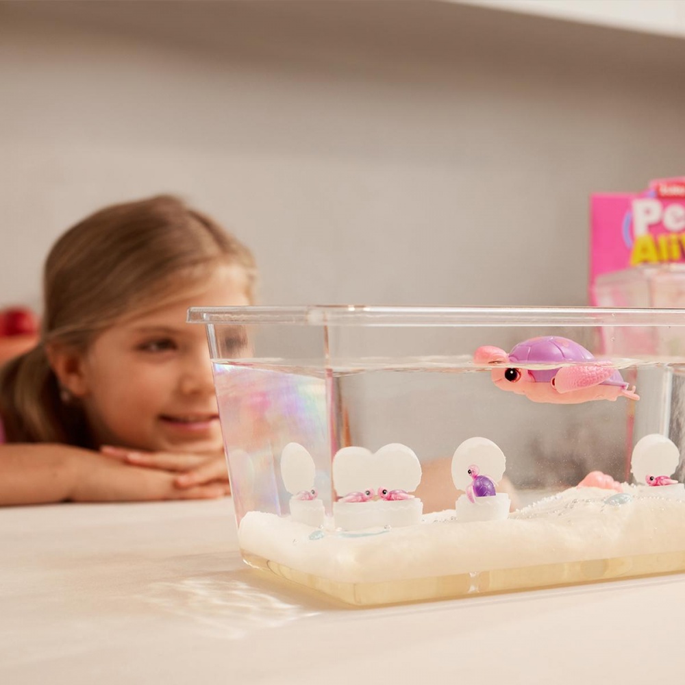 Интерактивный игровой набор Pets & Robo Alive Мама черепаха с сюрпризом 9560