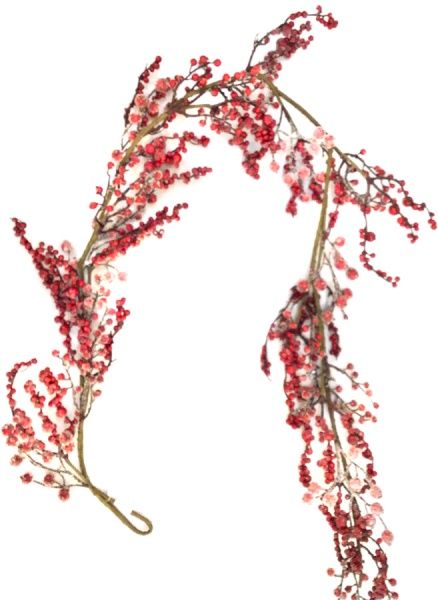 Гірлянда декоративна з ягодами 1,83 м 