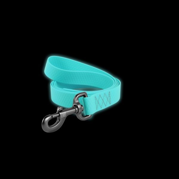 Поводок WAUDOG Waterproof водостойкий 2х183см ментоловый (светится в темноте)