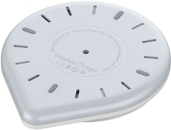 Беспроводное зарядное устройство ColorWay Qi Fast Charger (10W)& LED bedside lamp (CW-CHW20Q-WT)