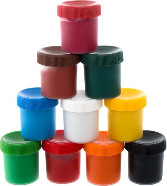 Краски гуашевые 10 цветов 20 мл Astra