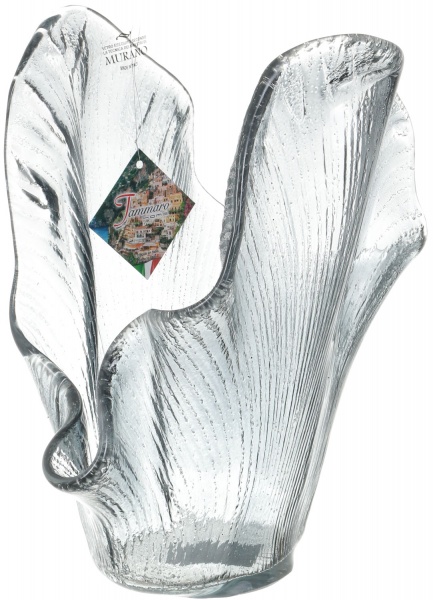 Ваза Antonio Tammaro Diamond 36 см прозора 