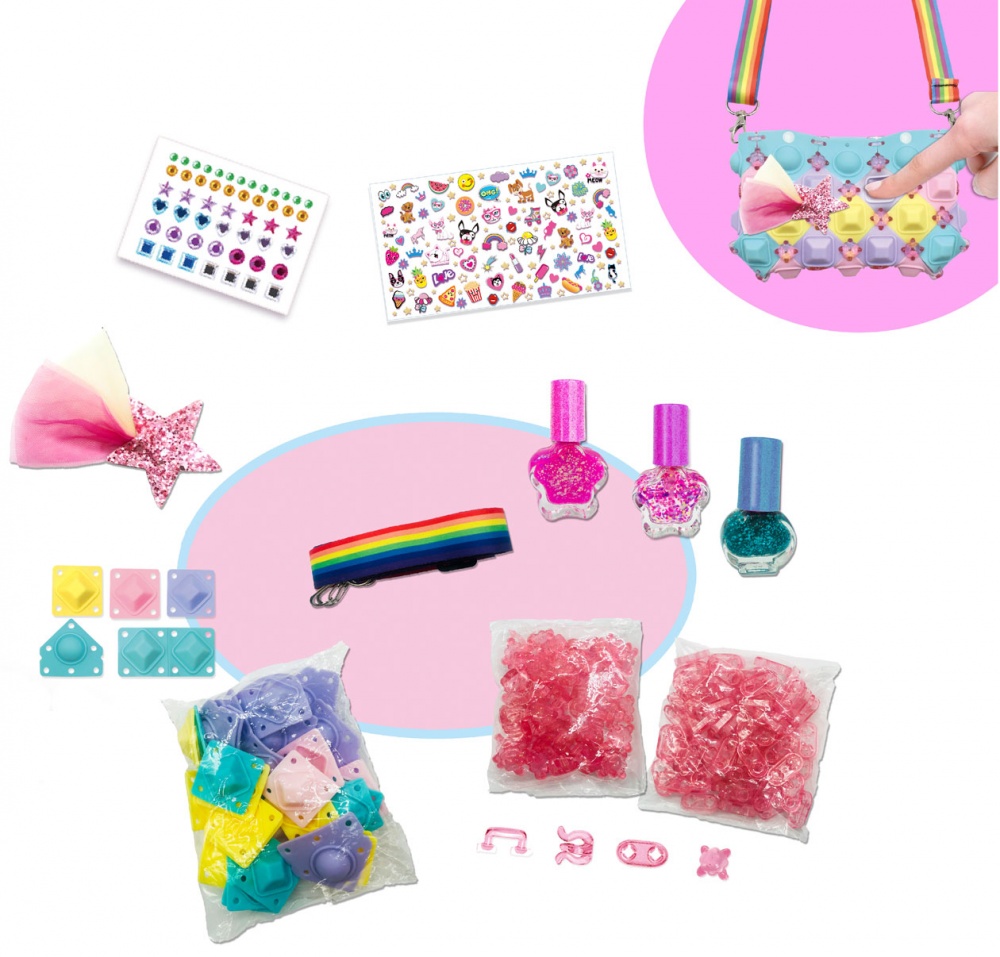 Игровой набор TOKIDAS маникюр и косметичка 7 аксессуаров