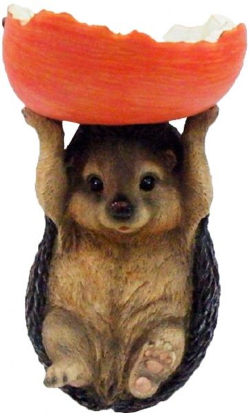 Фигурка-кормушка Ежик с яблоком