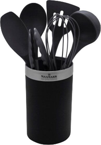 Набір кухонного приладдя 7 предметів на підставці MK-WF-KU02 Maxmark