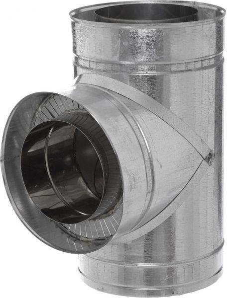 Трійник термо 0,5 мм нерж/оц Ф150/220 мм 87°Versia-Lux 