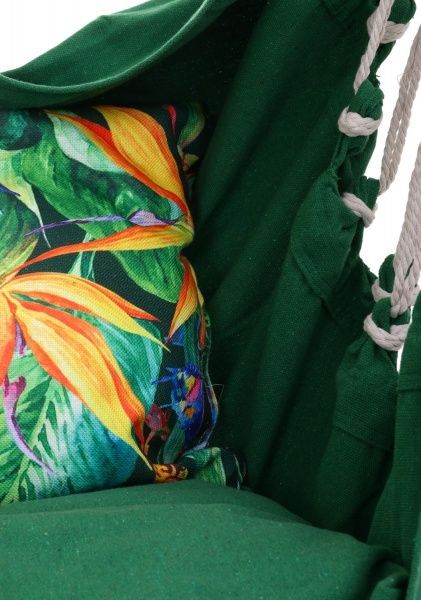 Кресло-гамак с подушкой Тукан 100x130 см зеленый