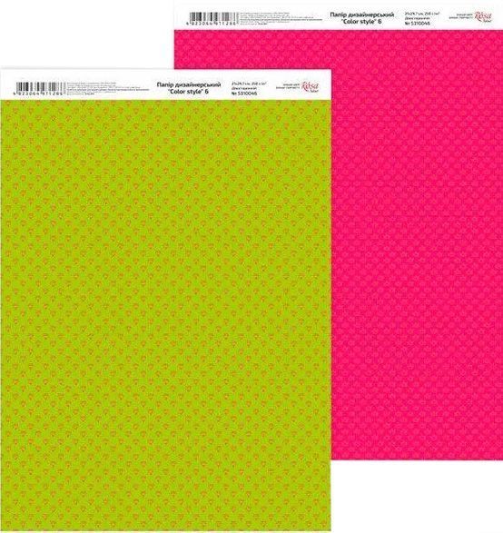 Бумага для дизайна Color style 6 5310046 Rosa Talent