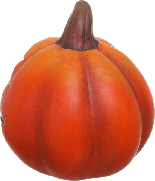 Декоративная фигура Тыква с черепом 140х140х160 мм