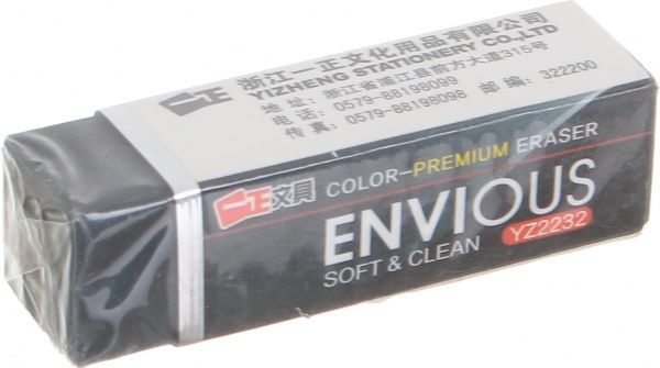 Ластик черный YZ-2232 1,5х5,5 см