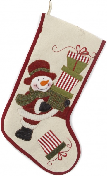 Чобіток декоративний Дід Мороз/Сніговик 50 см в асортименті NC18-312/1.2 