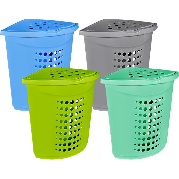 Корзина для білизни Алеана 45 л в асортименті