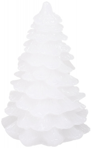 Свеча электрическая в форме елки белая 9х9912 см ACC674310 