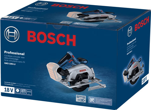 Пилка циркулярна Bosch Professional GKS 185-LI 06016C1221