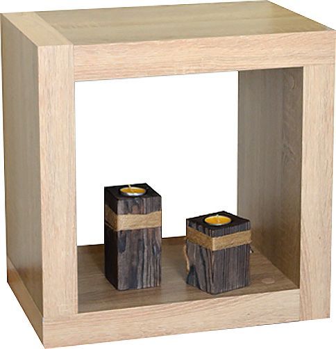 Стелаж двосторонній Кубус МІКС 1х1 438x438x290 мм дуб сонома 