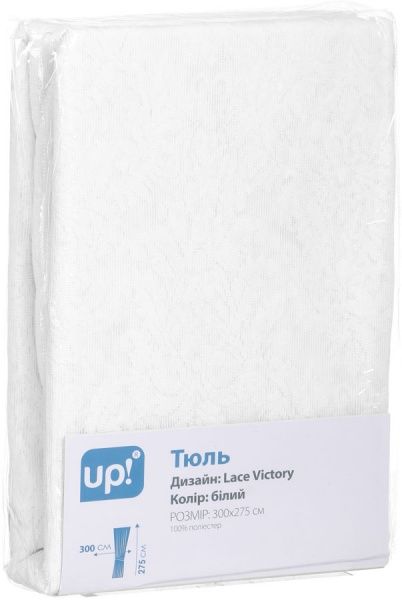 Тюль Lace Victory 300х275 см белый UP! (Underprice)
