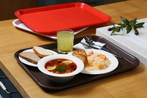 Поднос прямокутна 35,5x45,5 см ZBL-805 white