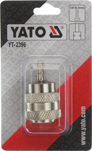 Быстросъем YATO на шланг 6 мм YT-2396