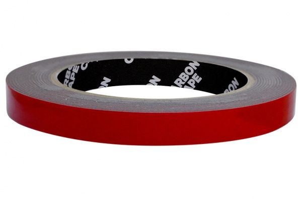 Двостороння клейка стрічка CARBON TAPE Auto Bond 12 мм х 5 м сірий