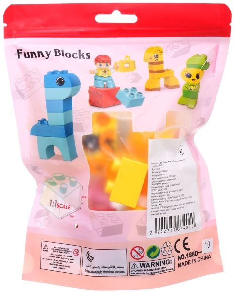 Конструктор Shantou Funny Blocks Жовта Жирафа C1366621