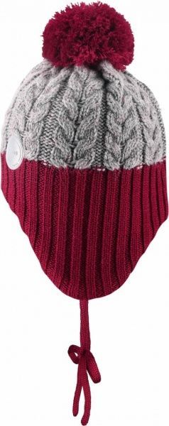 Шапка Reima Pakkas р.52 темно-красный 518565 