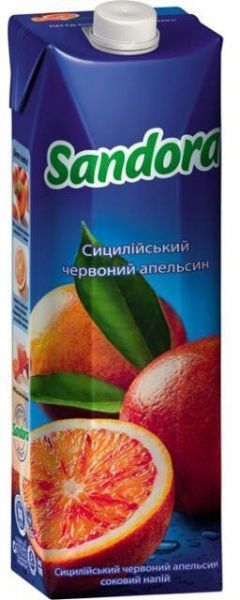 Сік Sandora Сицилійський червоний апельсин 0,95л 
