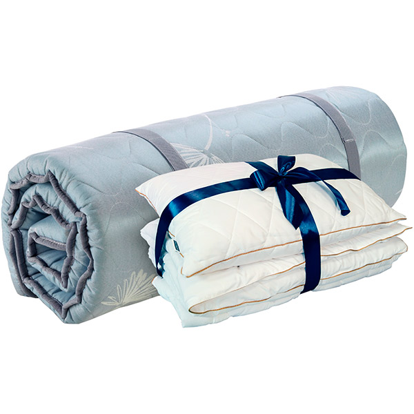 Набір Roll Up Green Tea 140x200 см + класична подушка 50х70 см + ковдра 140х200 см Dormeo 140x200 см